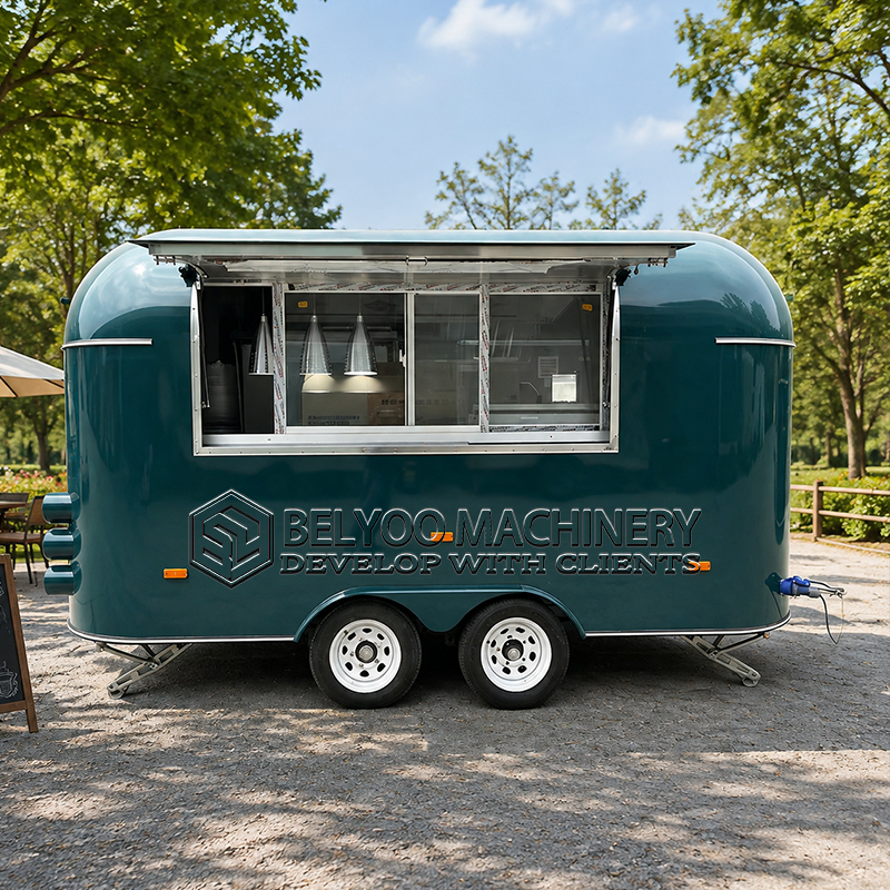 Coffee Equipment Usa - Remorque alimentaire commerciale Belyoo, cuisine mobile