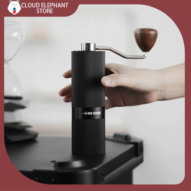 Quality Coffee Equipment - MHW-3BOMBER Moulin à expresso manuel, réglages