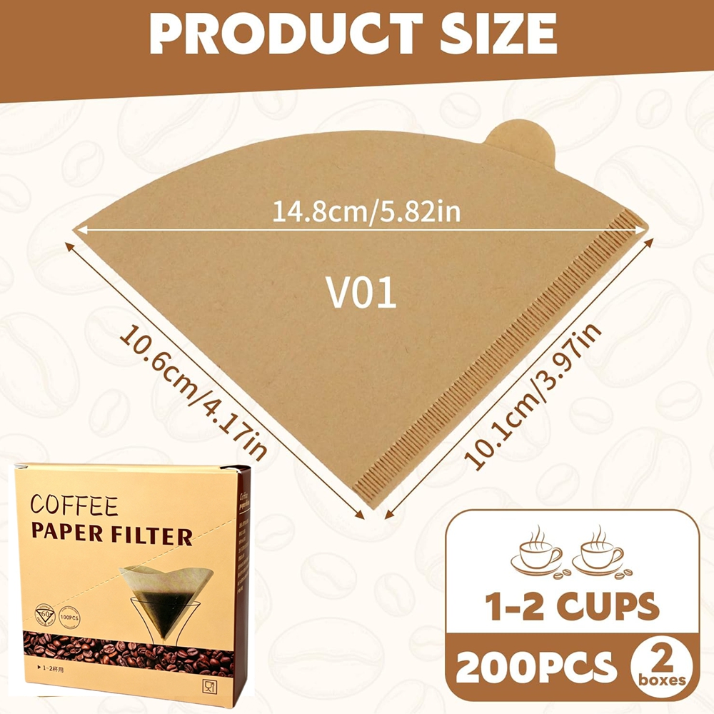Filtres à café, 200 unités, fi - Coffee Equipment Distributor avis et prix