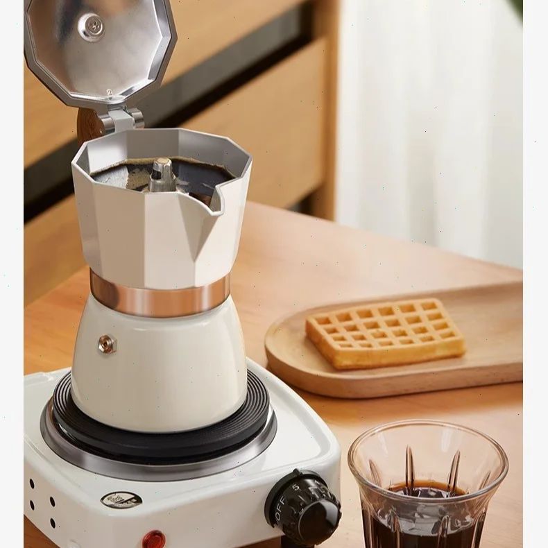 Pot Moka à fond rond à Valve u - Coffee Equipment Set avis et prix